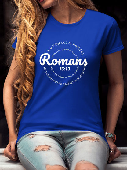 May The God Of Hope Fill You Women Tee