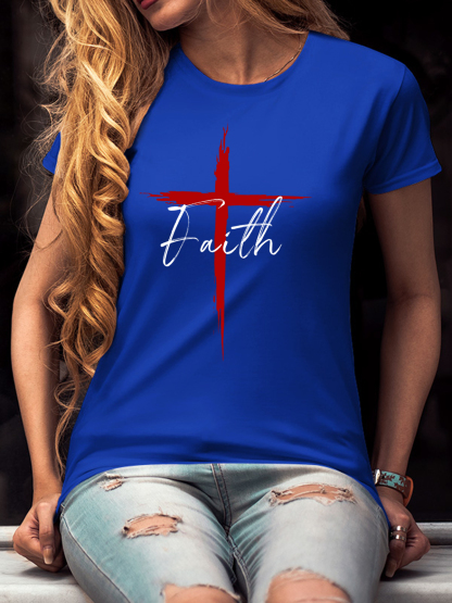 Faith Cross Women Tee