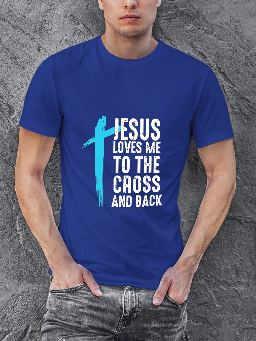 Jesus Loves Me To The Cross And Back Tee