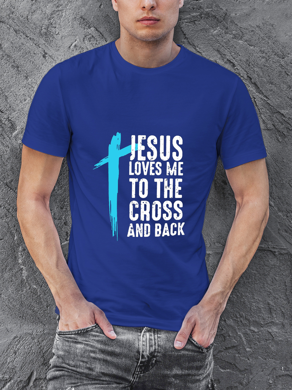 Jesus Loves Me To The Cross And Back Tee
