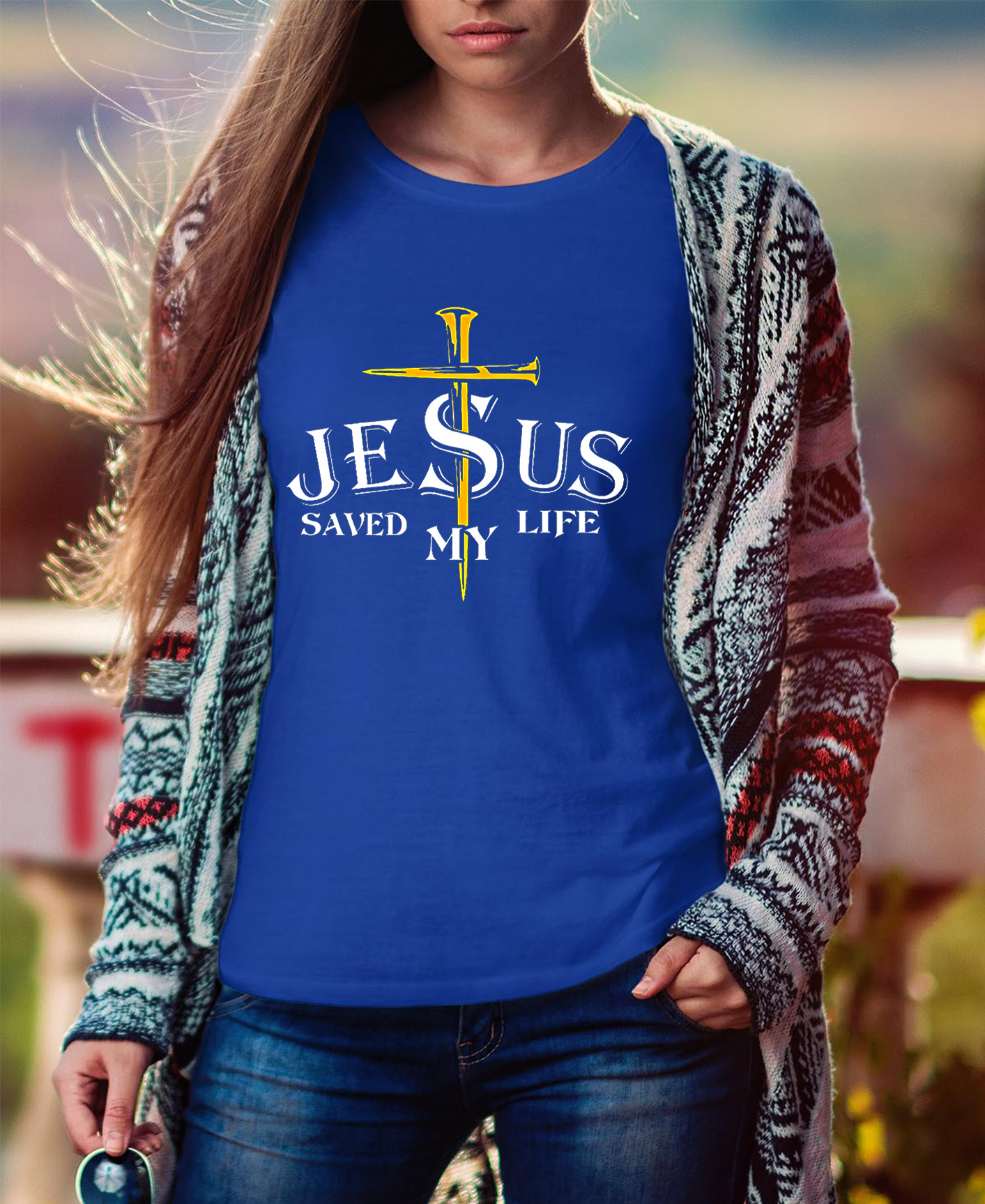 Jesus Saved My Life Women Tee