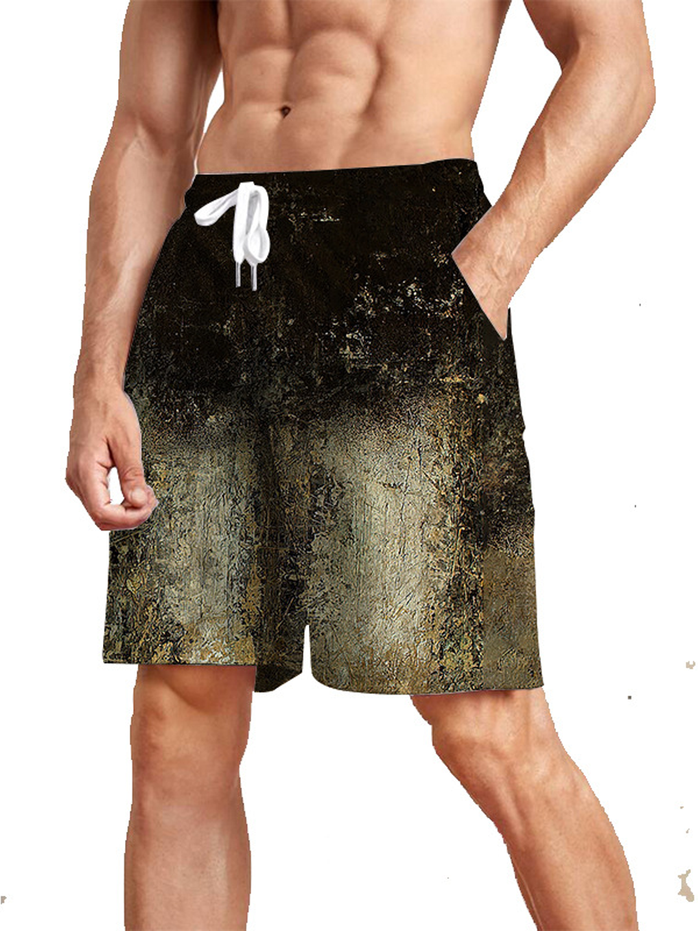 Breathable Men's Classic Printed Shorts