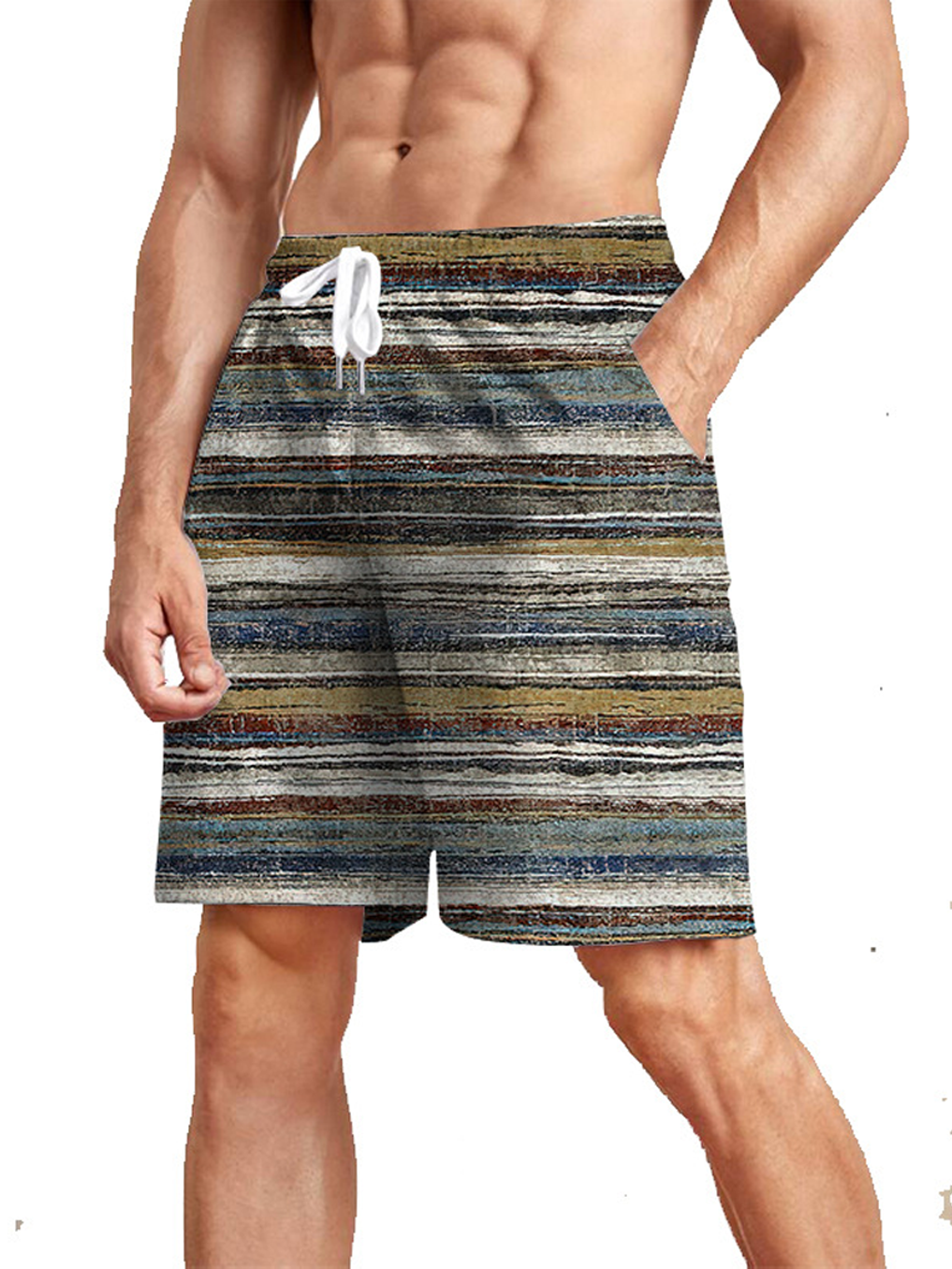 Trendy Men's Classic Printed Shorts