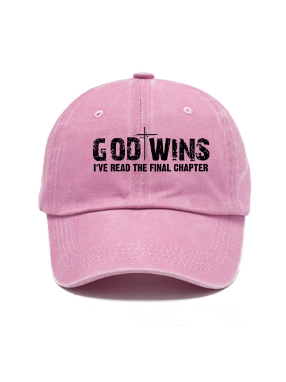 God Wins Washed Hat