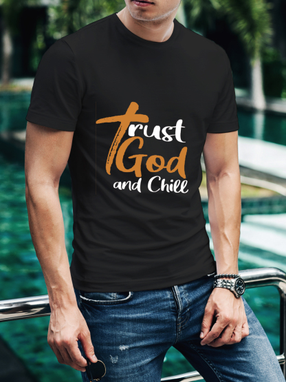 Trust God And Chill Tee