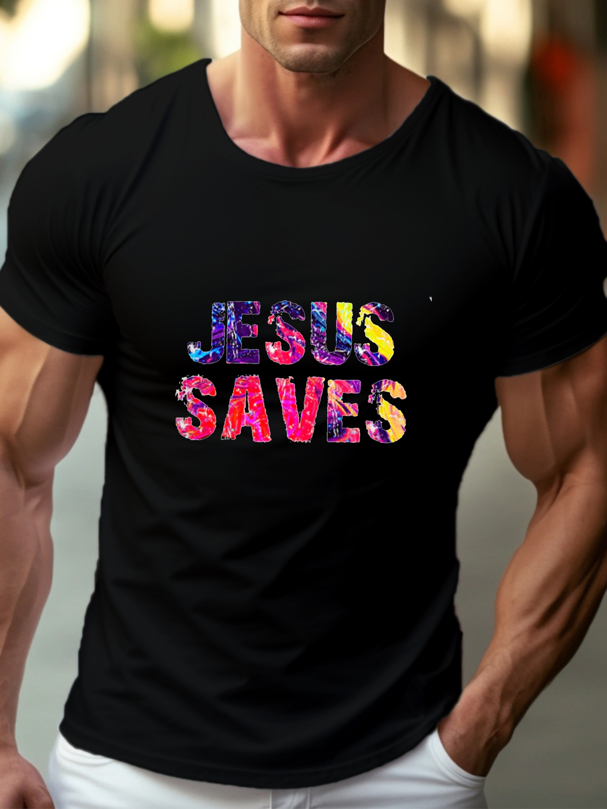 Jesus Saves Tee
