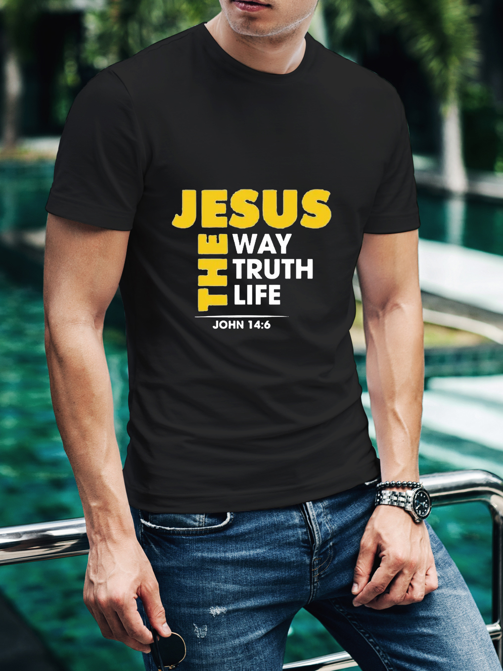 [Copy][Copy][Copy][Copy][Copy][Copy][Copy]Jesus Made Me A Fisherman Tee