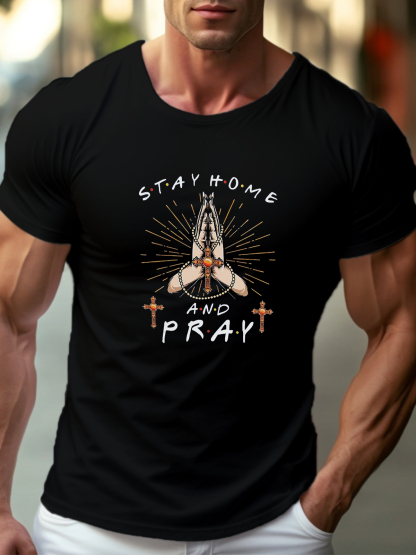 Stay Home And Pray Tee