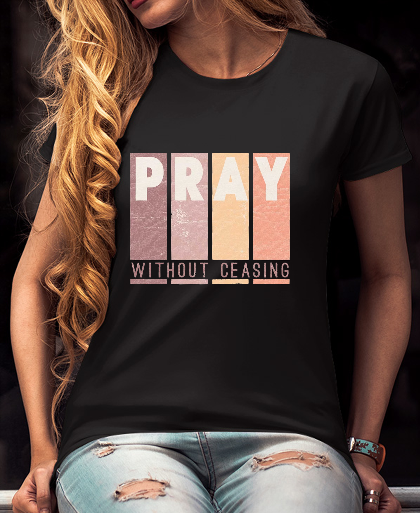 Pray Without Ceasing Women Tee