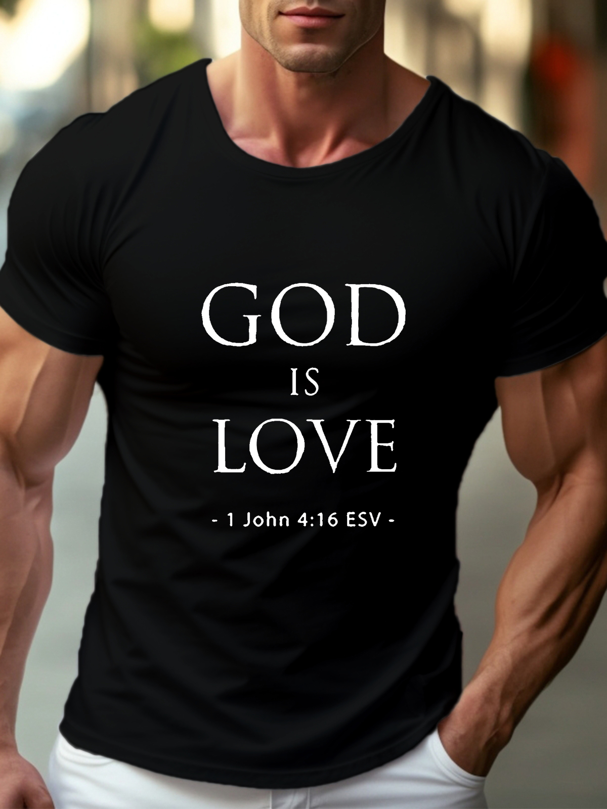 God Is Love 1 JOHN 4:16 ESV Tee