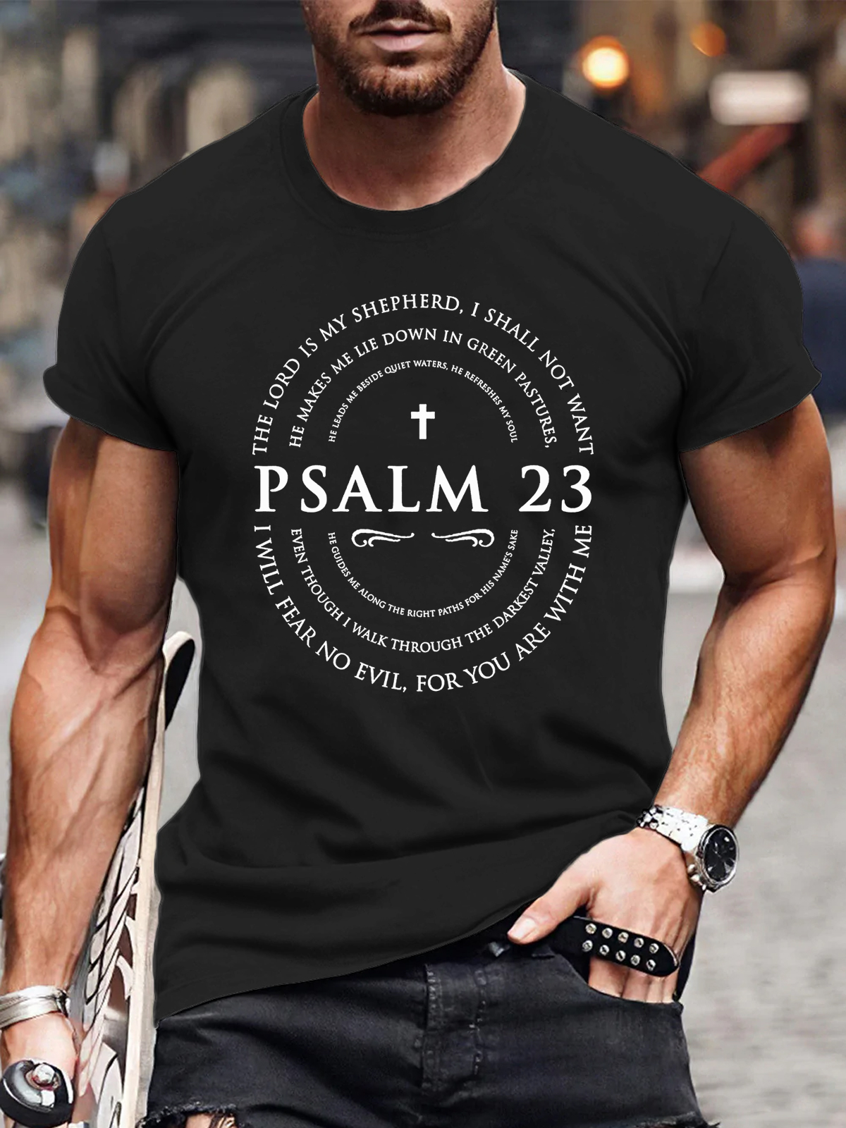 The Lord Is My Shepherd PSALM 23 Tee