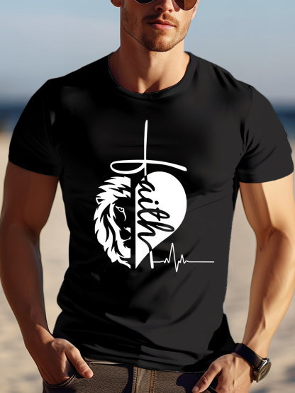 Faith Lion Design Tee