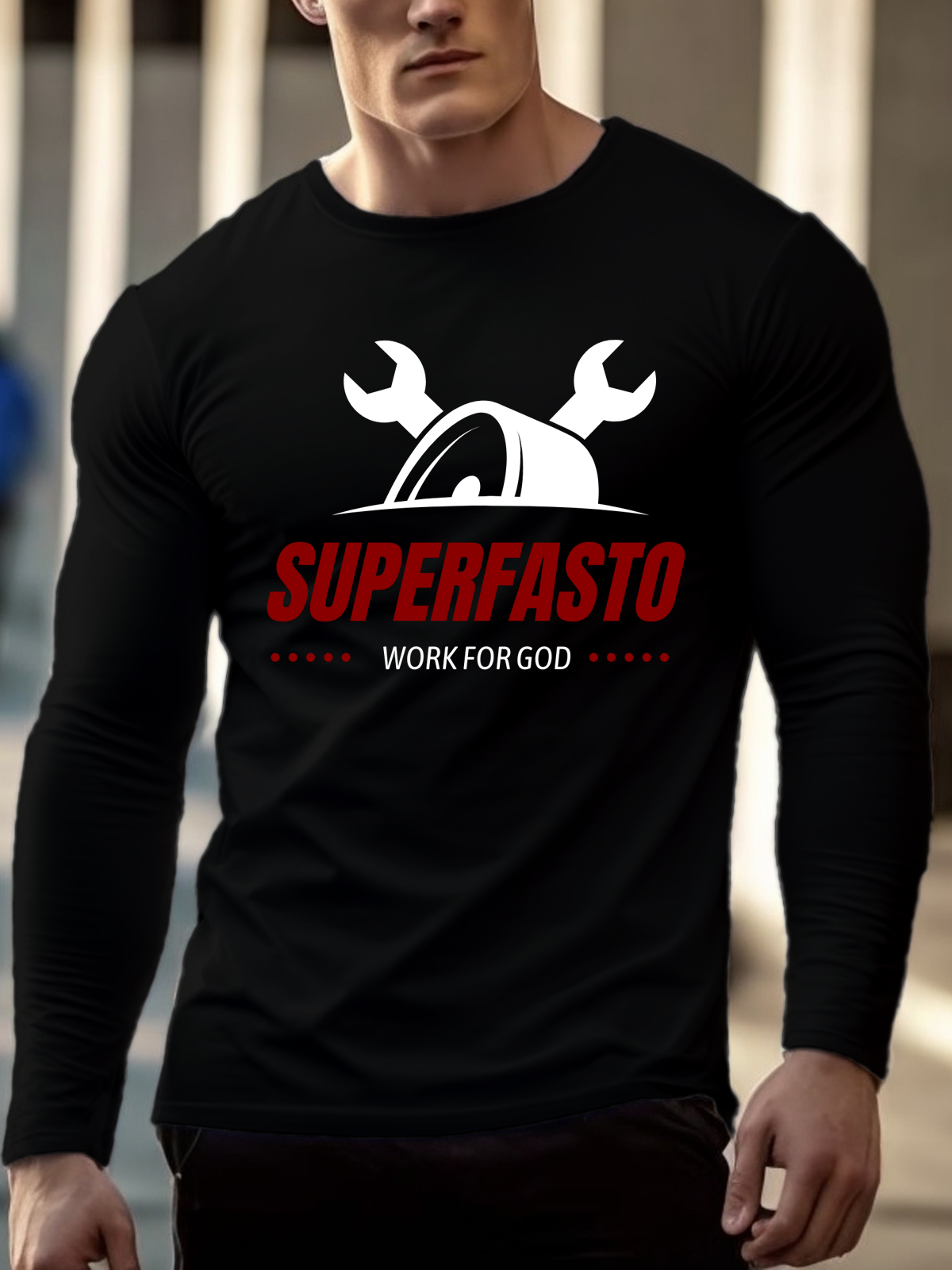 Superfasto Work For God Long Sleeve