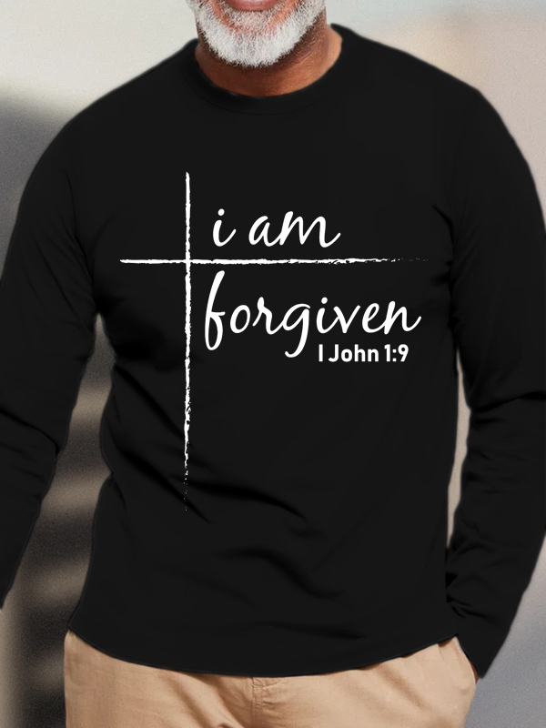 I Am Forgiven JOHN 1:9 Long Sleeve