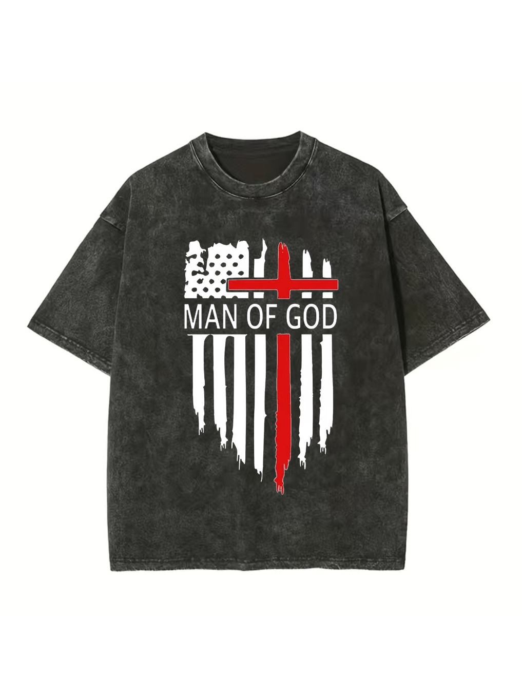 Man Of God Washed Tee