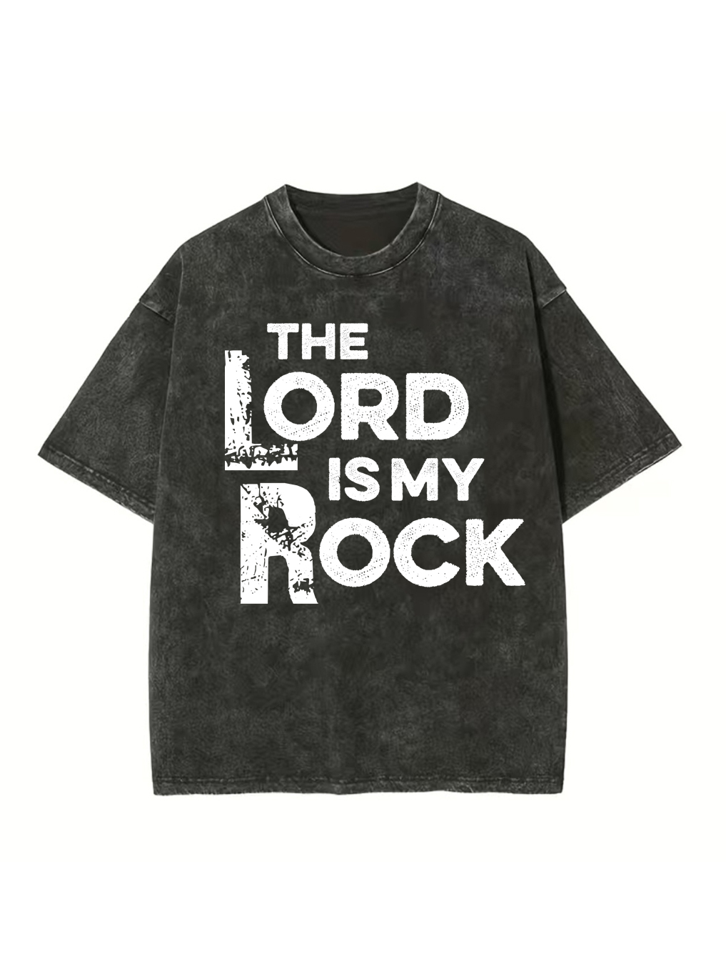 The Lord Is My Rock Washed Tee