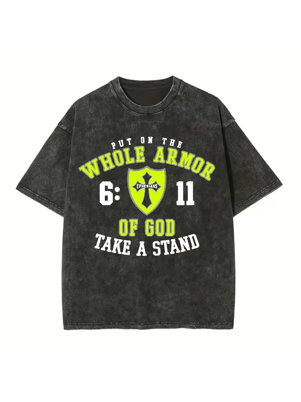 Put On The Whole Armor Of God Washed Tee