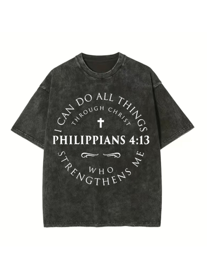 [Copy]Man Of God Chrsitian Washed T-shirt