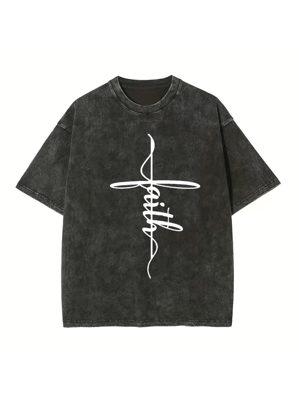 Faith Cross Washed T-shirt
