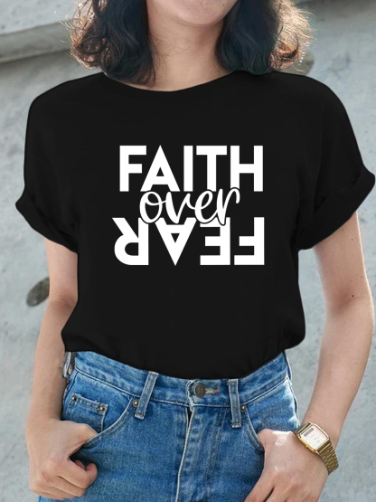 Faith Over Fear Women Tee