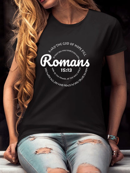 May The God Of Hope Fill You Women Tee