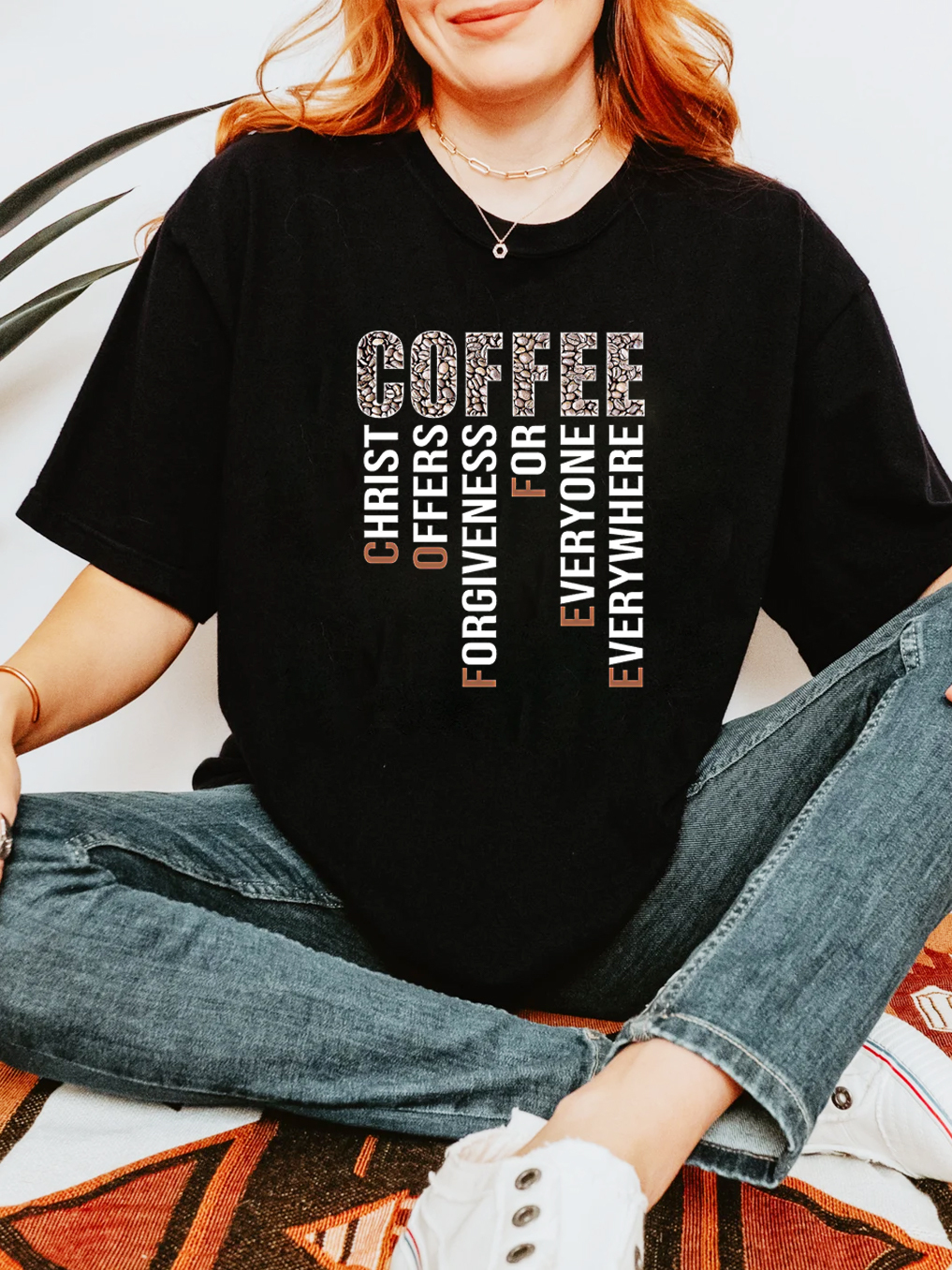 Christ Offers Forgiveness For Everyone Women Tee-Faith Design