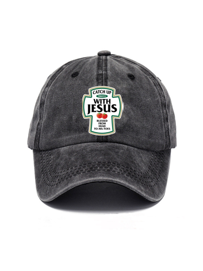 [Copy]God Wins Washed Hat