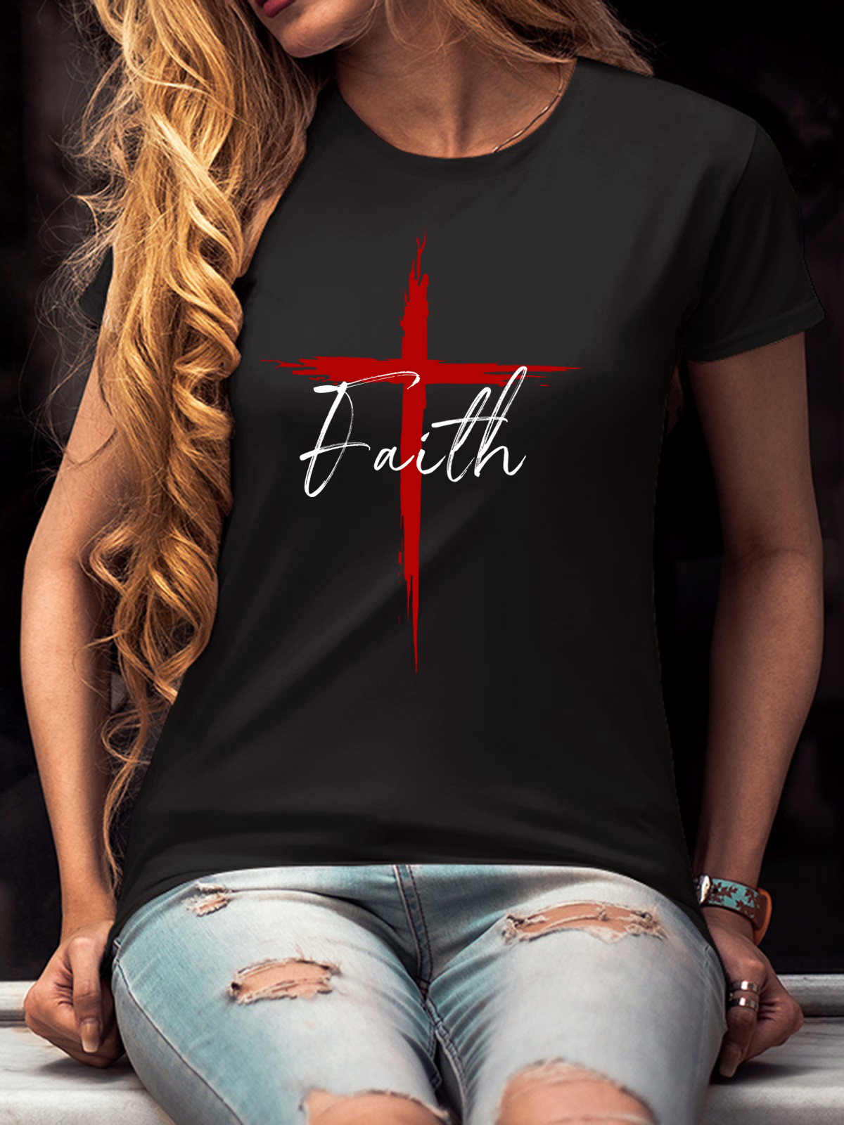 Faith Cross Women Tee
