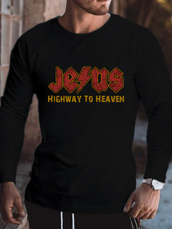 Jesus Highway To Heaven Long Sleeve