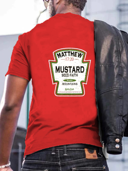 Mustard Seed Faith Moves Mountains Tee
