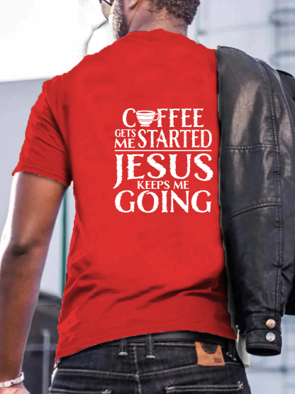 Jesus Keeps Me Going Tee