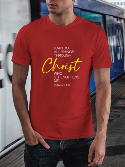 [Copy][Copy]Jesus Never Tapped Out Christian Tee
