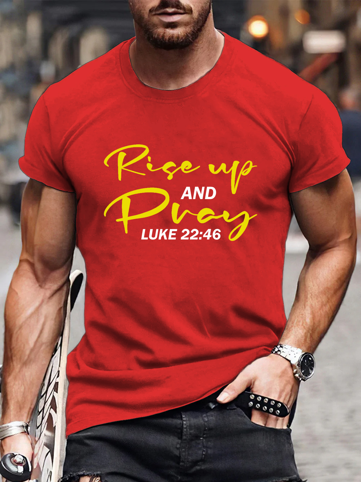[Copy][Copy][Copy]Jesus Never Tapped Out Christian Tee