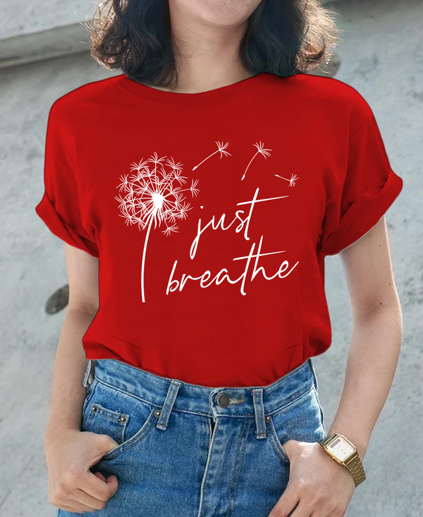 Just Breathe Women Tee
