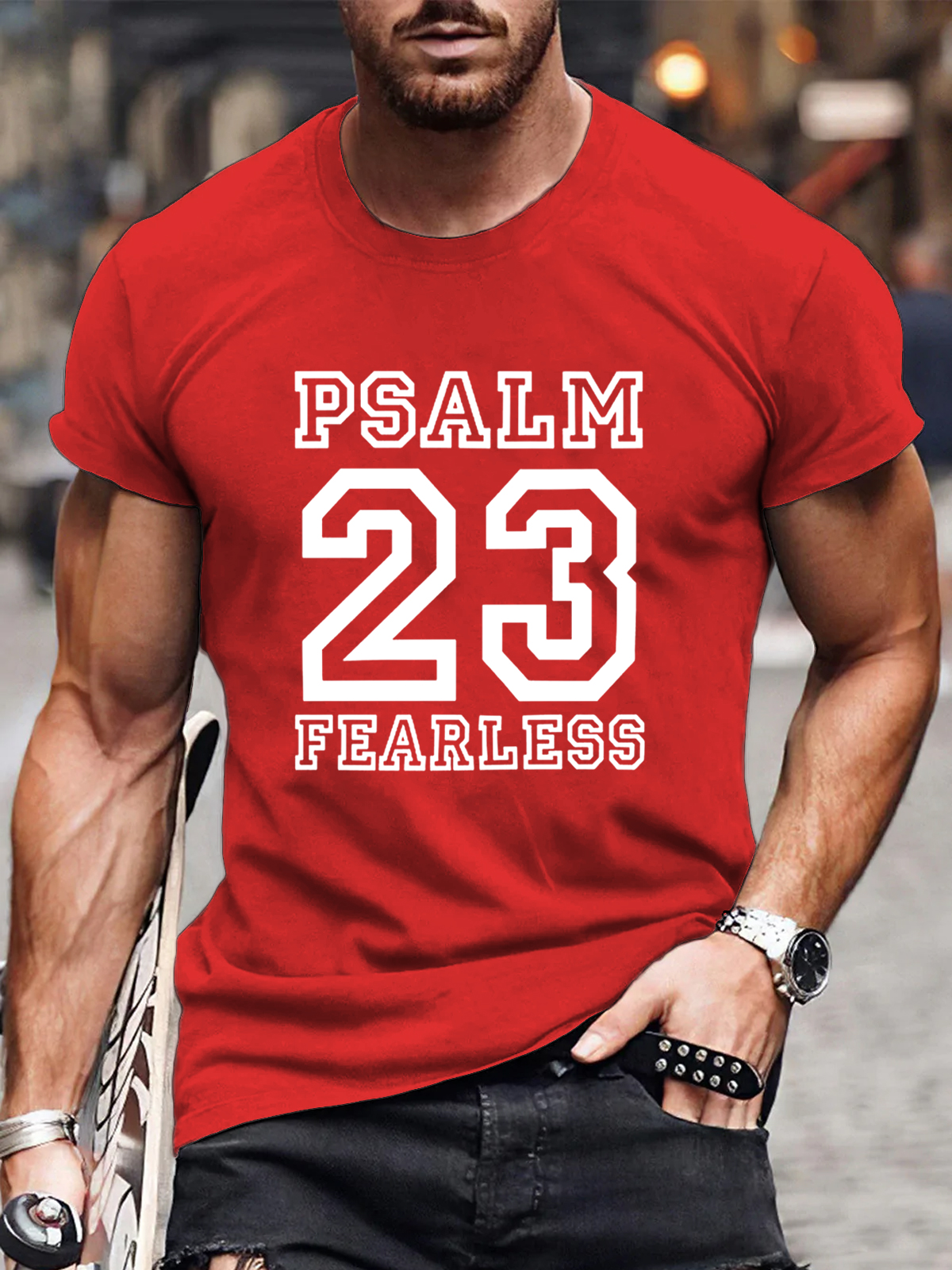 Psalm 23 Fearless Tee