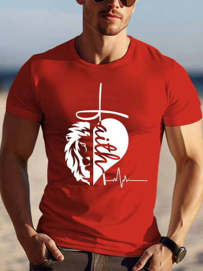 Faith Lion Design Tee