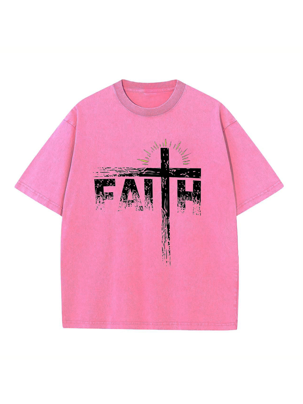 Faith Trendy Christian Washed T-shirt