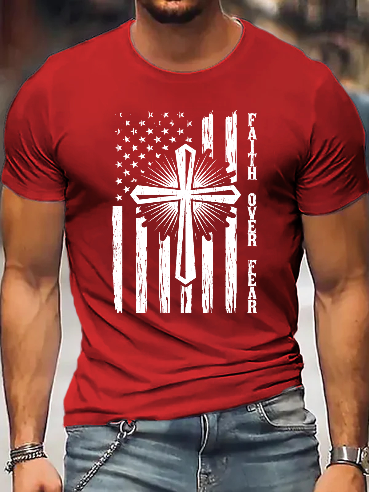 Faith Over Fear Classic Christian T-Shirt