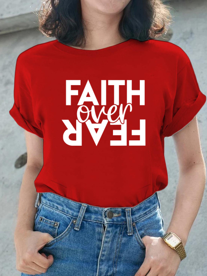 Faith Over Fear Women Tee