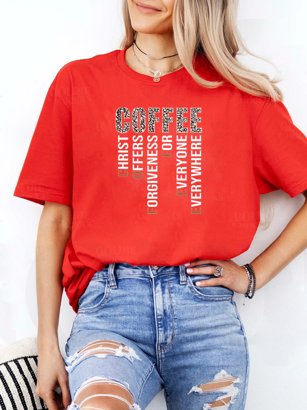 Christ Offers Forgiveness For Everyone Women Tee