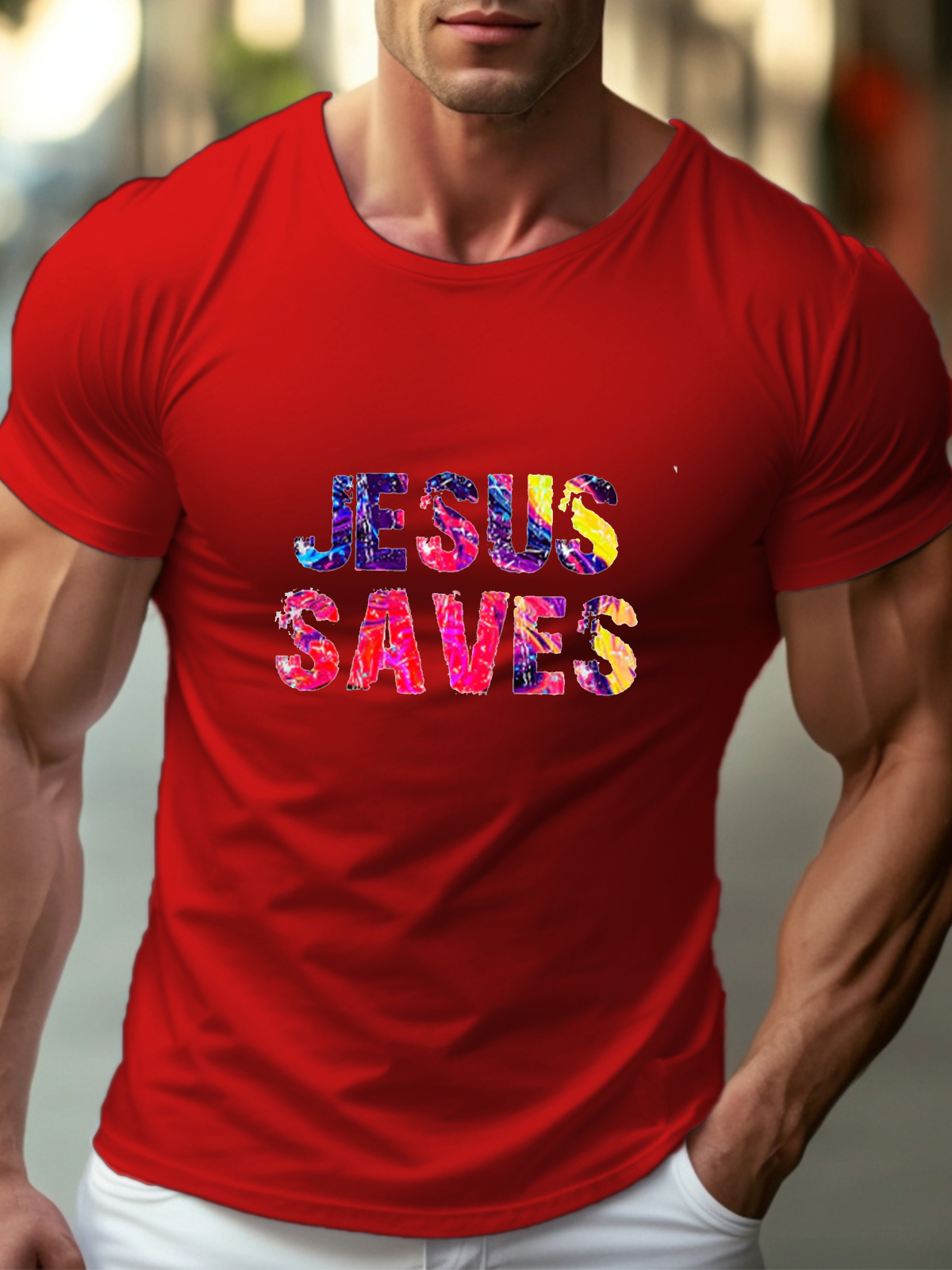 Jesus Saves Tee