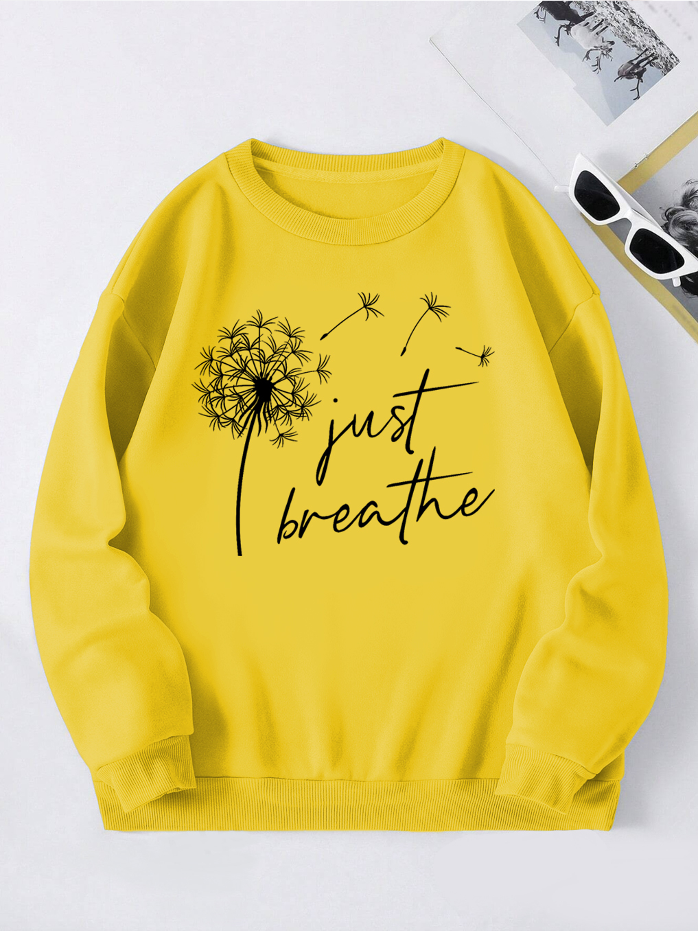 Just Breathe and Believe Sweatshirt