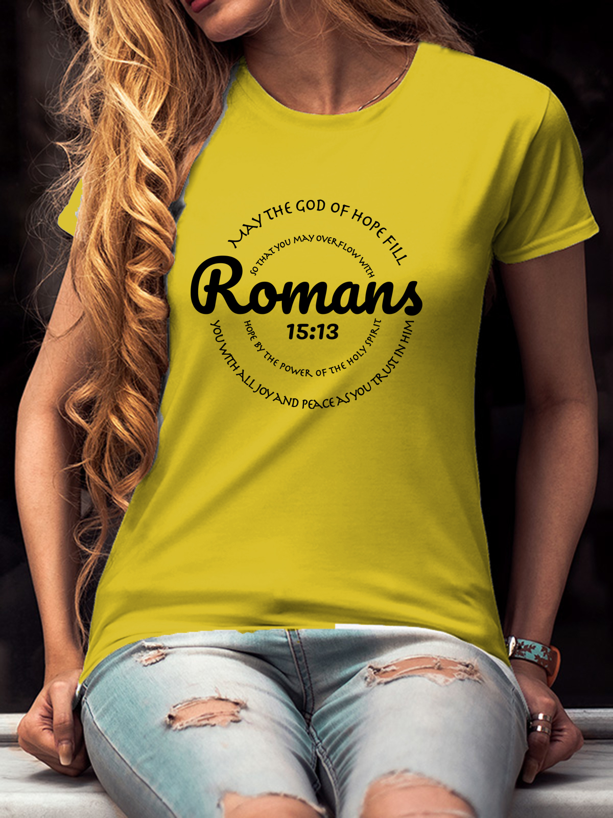 May The God Of Hope Fill You Women Tee