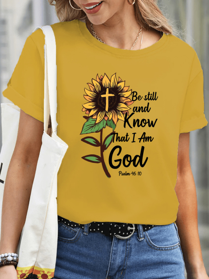 Be Still And Know That I Am Women Tee