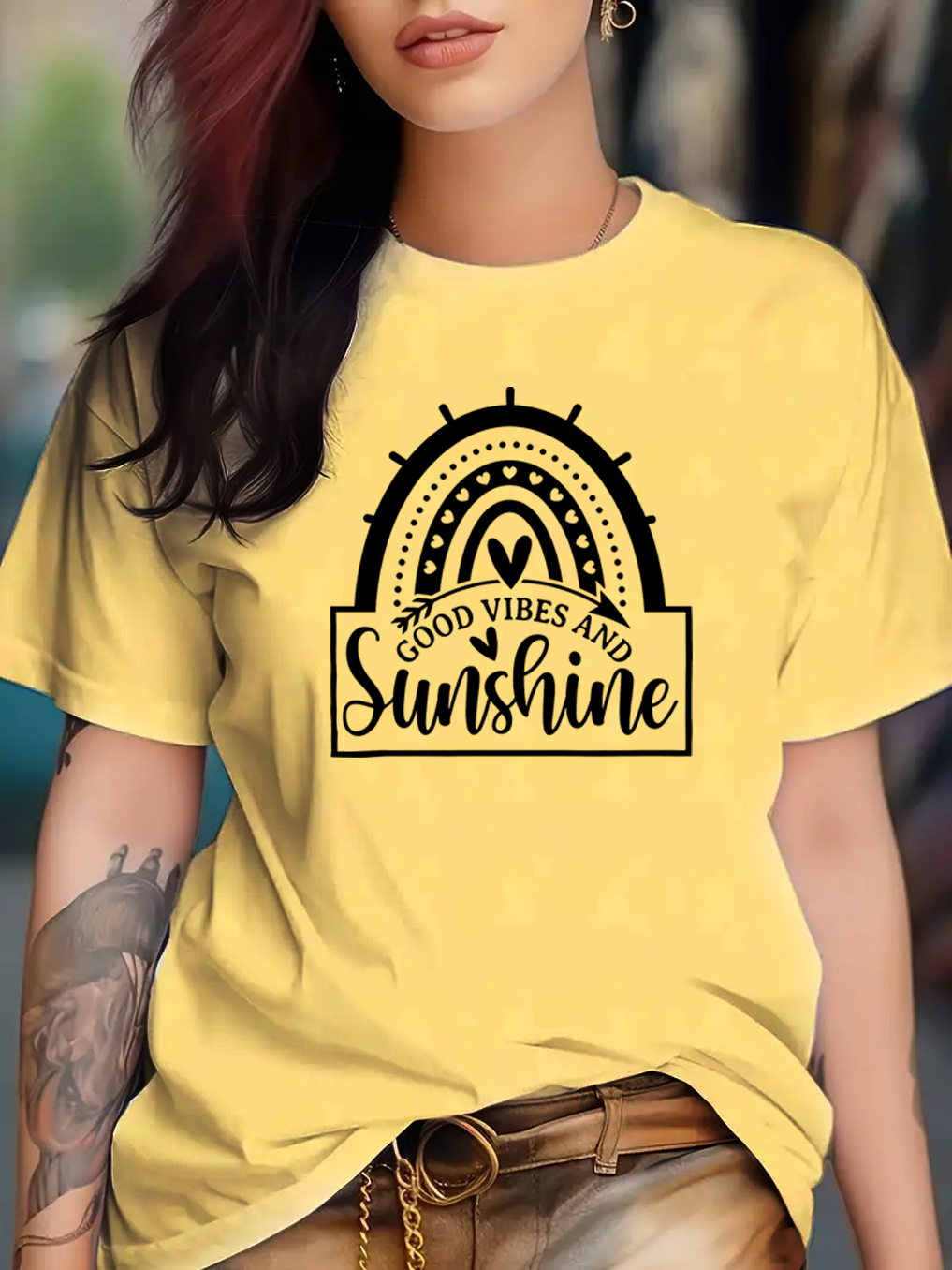 Good Vibes And Sunshine Women Tee