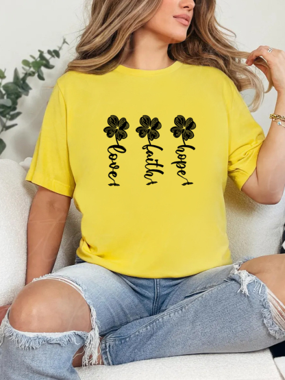 Faith Love Hope Women T-shirt