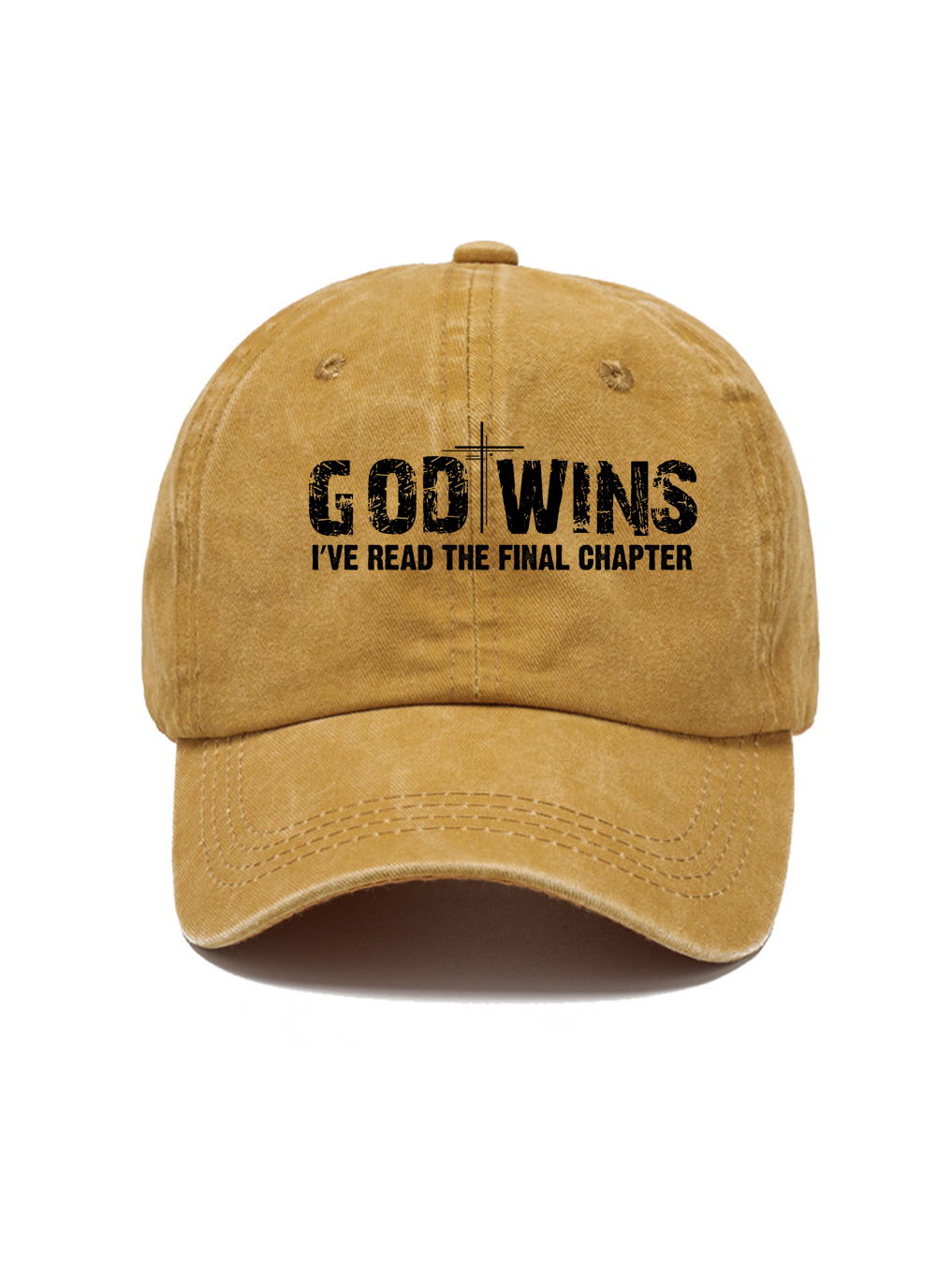 God Wins Washed Hat