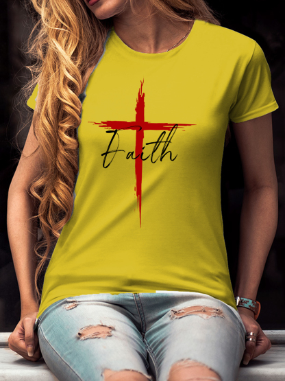 Faith Cross Women Tee