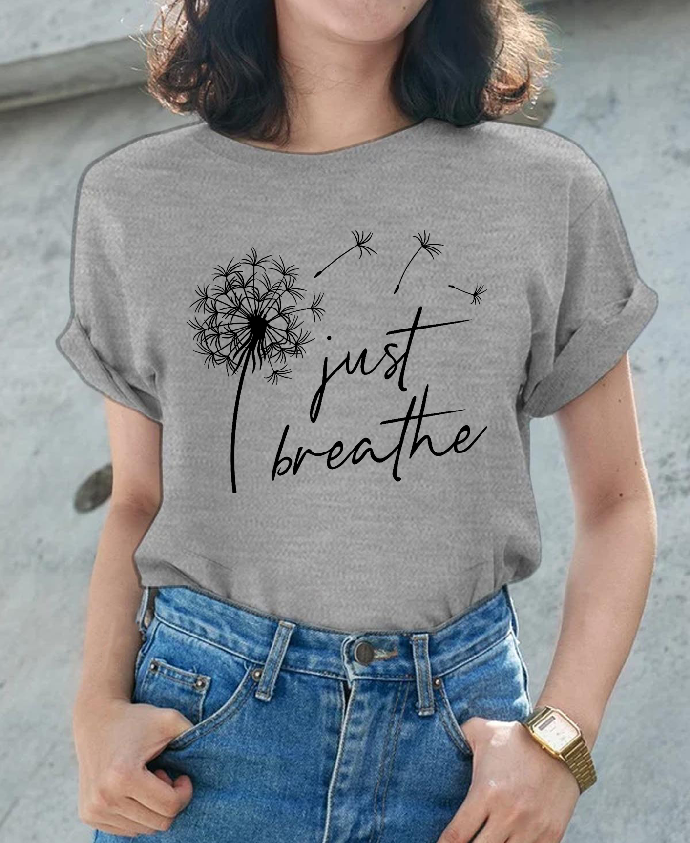 Just Breathe Women Tee