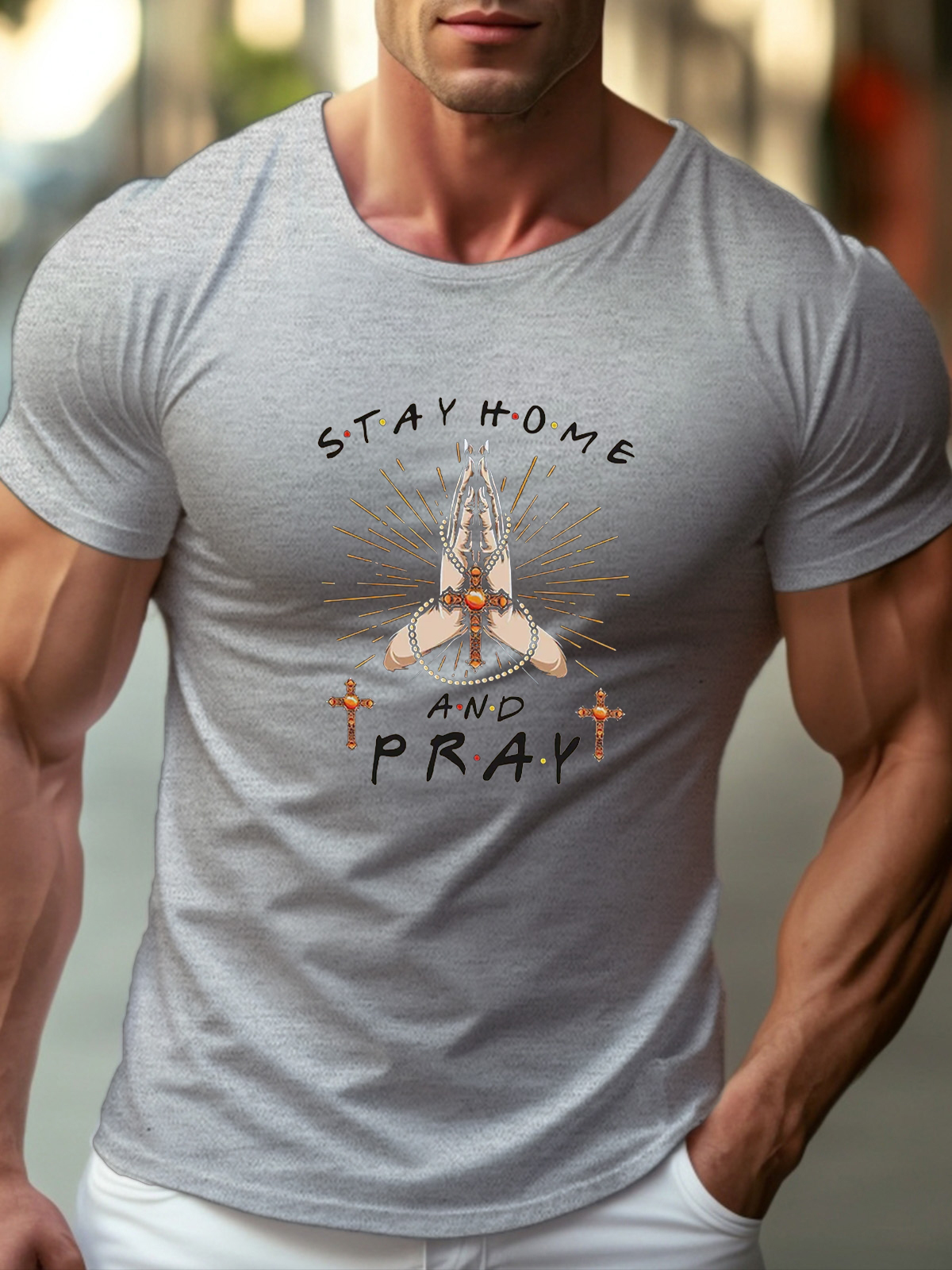 Stay Home And Pray Tee